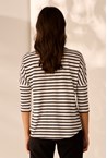 EMERY TOP - black stri